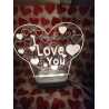 Lampe coeur I love You