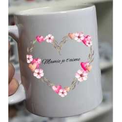 Mug "Je t'aime mamie" garni...