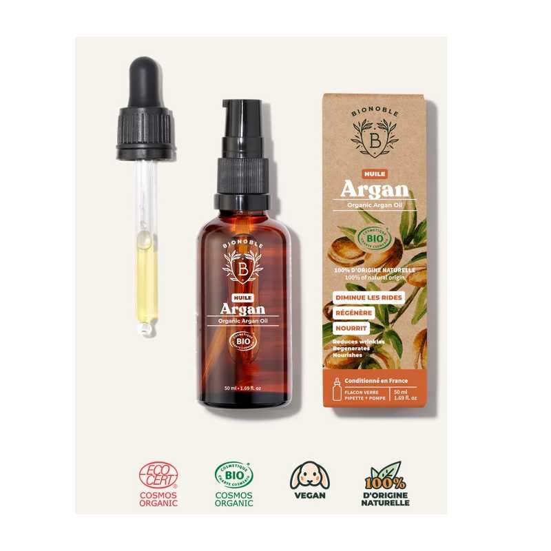 Huile Végétale d'Argan Bio - 50 ml – Huiles essentielles