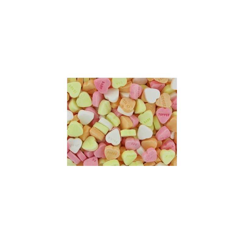 Coeurs dextrose fruités - 100g