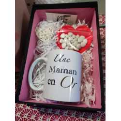 coffret Mug + dragées coeur...