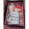 coffret Mug + dragées coeur chocolat