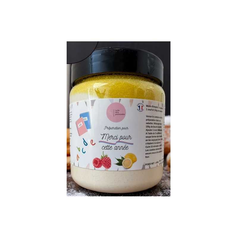 Cookie Framboise - citron "Merci pour cette année" – biscuits suc