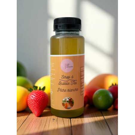 Sirop à Bubble tea Pêche blanche 320G – Tartinade