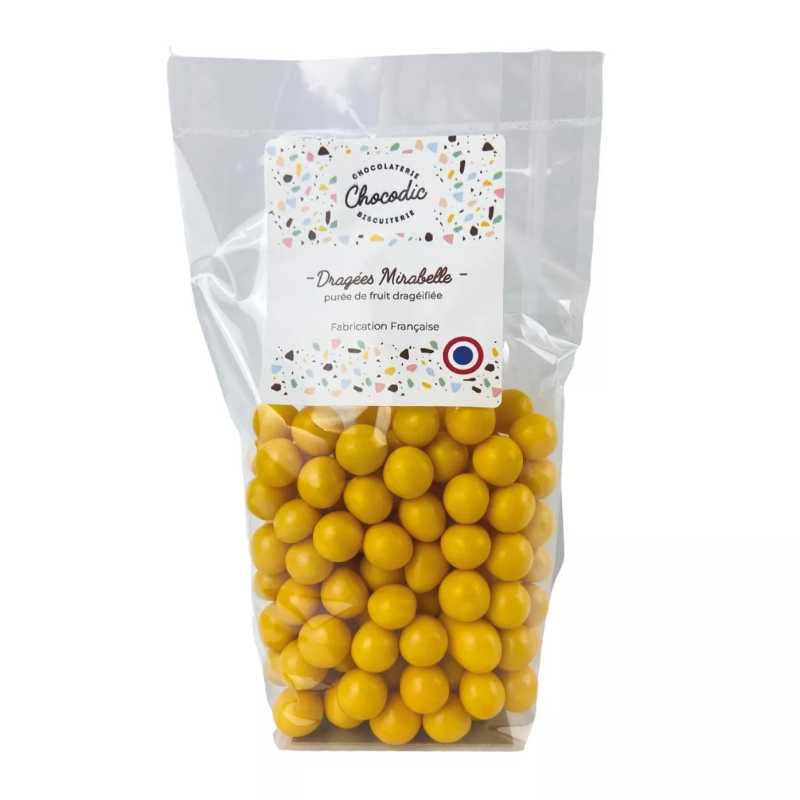Confiserie bonbon dragées Mirabelle sachet 180g – Bonbons gélifié