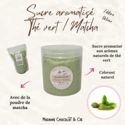 Sucre aromatisé – Thé Vert / Matcha - 200g – BIO