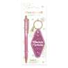 Duo paillettes porte cles motel et stylo mamie parfaite – Idées C