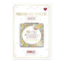 Miroir de poche Ma fille chérie – Cadeau