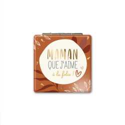 Miroir de poche "maman que j aime" – miroir