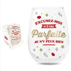 Verre Parfaite – Mug, tasse et verre – Humour