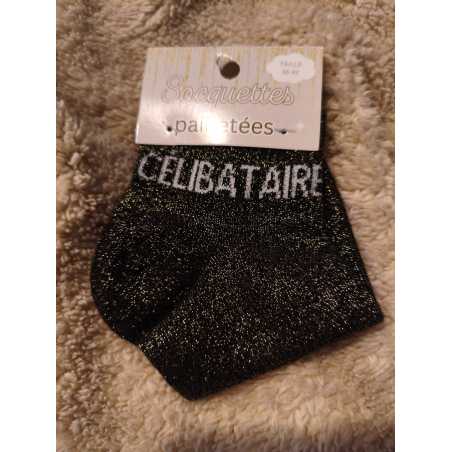 Socquettes "célibataire" – Chaussettes paillettes