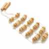 Lanière de Massage en Bois – Masseur Anti Cellulite Drainant