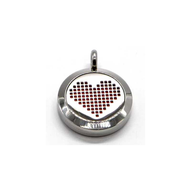 Pendentif aromathérapie diffuseur avec chaine noir – Bijoux