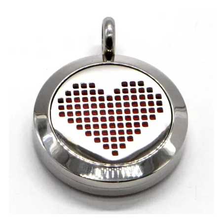 Pendentif aromathérapie diffuseur avec chaine noir – Bijoux