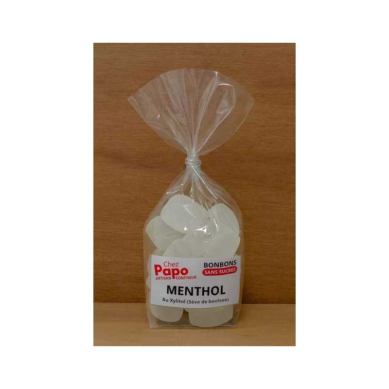 BERLINGOTS SANS SUCRES - MENTHOL - 90g – Bonbons