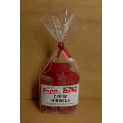 BERLINGOTS SANS SUCRES - CERISE / HIBISCUS 90g – Bonbons sans suc