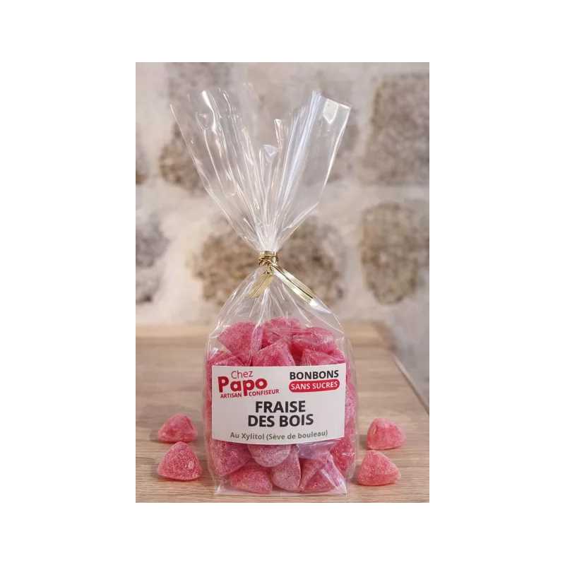 Berlingots sans sucres fraises – Bonbons – Xylitol
