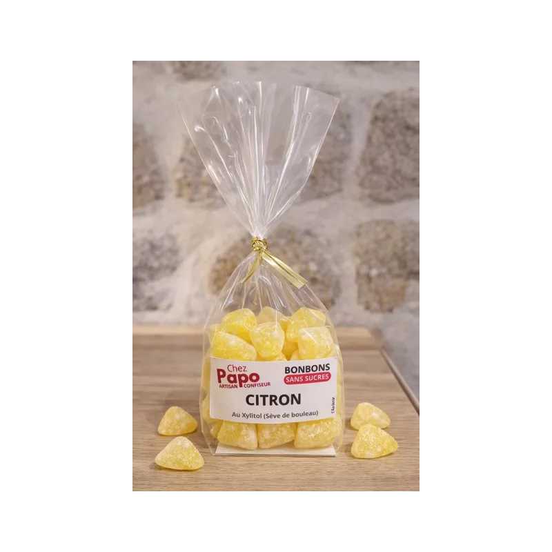 BERLINGOTS SANS SUCRES - CITRON - 90g – Bonbons sans sucre