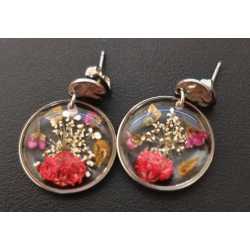 Boucles d'oreilles – Bijoux fleurs pressées