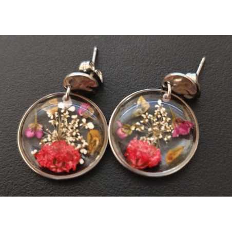 Boucles d'oreilles – Bijoux fleurs pressées