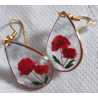 Boucles d'oreilles – Bijoux fleurs gypsophile