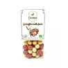 Soufflés vanille fraise – Billes de maïs bio