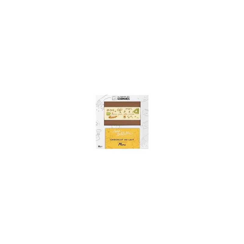 Tablette Chocolat au Lait 80g - Merci pour cette année – Chocolat