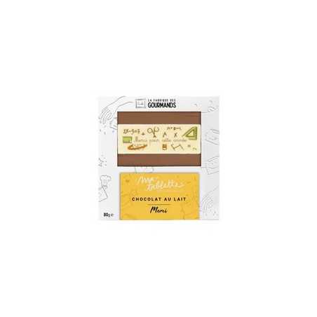Tablette Chocolat au Lait 80g - Merci pour cette année – Chocolat
