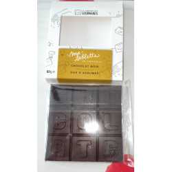 Tablette chocolat noir 80g. - Duo D'agrumes – Chocolats