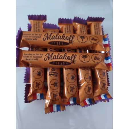 Malakoff chocolat au lait fin éclats de caramel – Chocolats