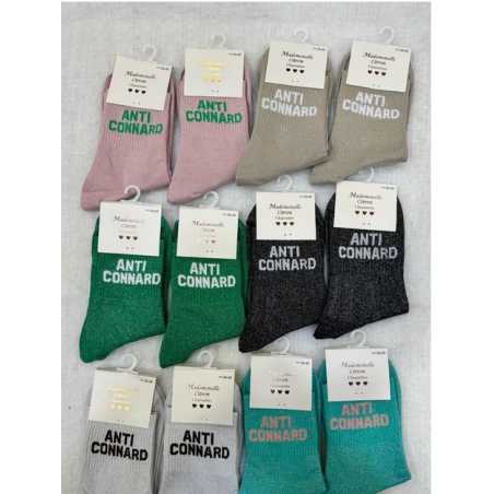 Chaussettes paillettes anti connard 36/42