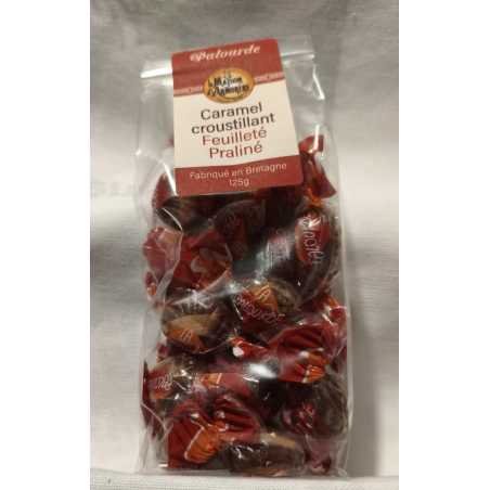 Bonbons caramels croustillants feuilleté praliné – Bonbons