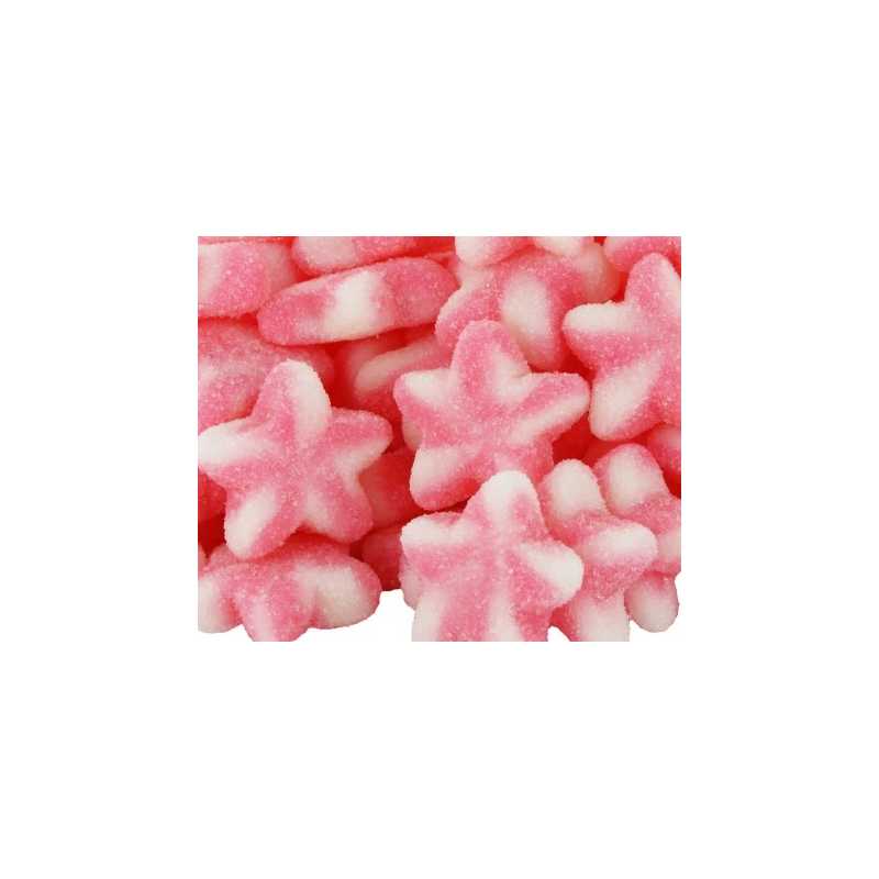 Etoiles Twist sucrées rose - 100g – Bonbons sucrés roses