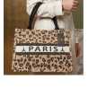 Sac toile de jute Paris – Sac jute naturel 33x42x18