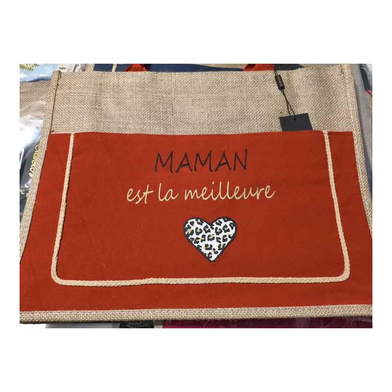 Sac toile de Jute Maman – Accessoires – 5 couleurs