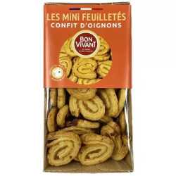 Feuilletés escargots au confit d'oignon – apéro 75g