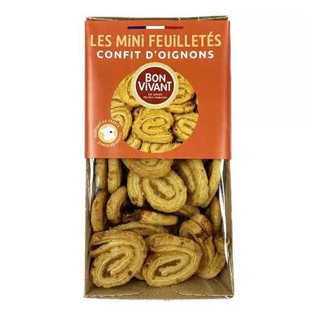 Feuilletés escargots au confit d'oignon