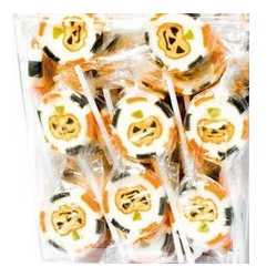 5 SUCETTES ROCK "CITROUILLE HALLOWEEN" – Bonbons Halloween