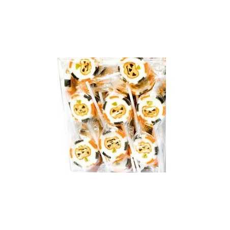 5 SUCETTES ROCK "CITROUILLE HALLOWEEN" – Bonbons Halloween