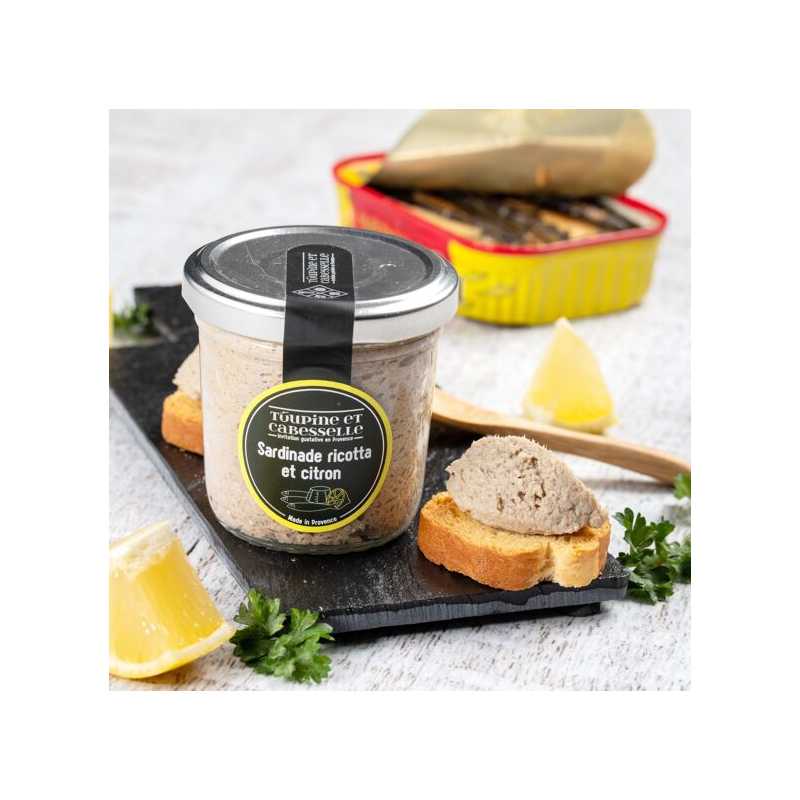 sardinade ricotta et citron - 90g – Tartinade
