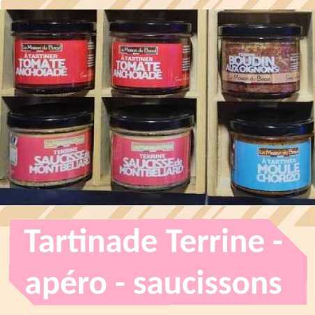 Tartinade Terrine - apéro - saucissons